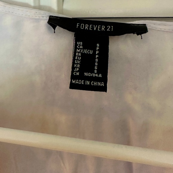 Women’s Tie Dye Crop V-Neck Top Blouse-SIZE SMALL-**LIKE NEW** - Picture 6 of 6